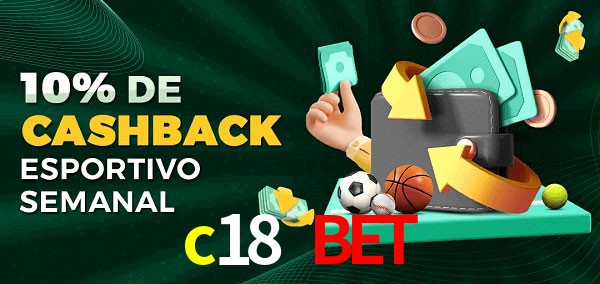 10% de bônus de cashback na c18 bet